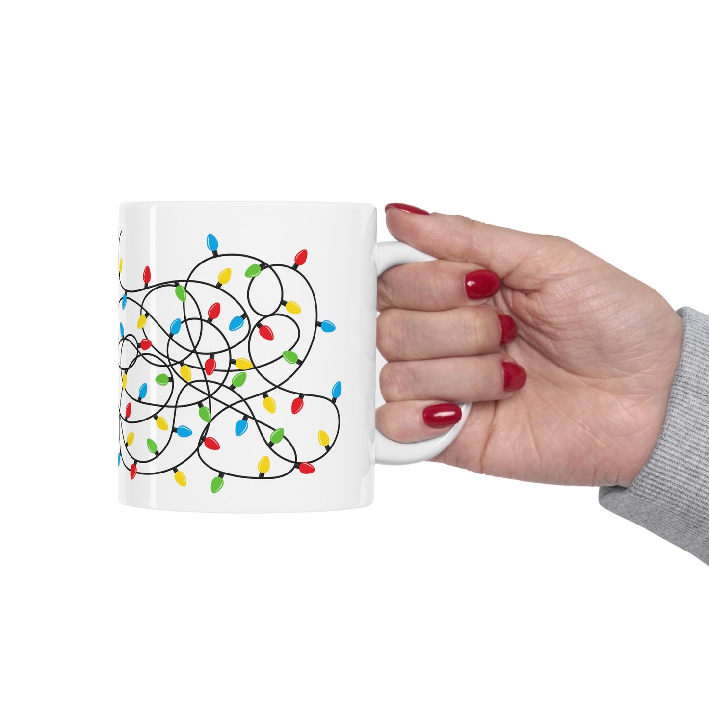 Christmas Lights Coffee Mug | Ceramic Mug