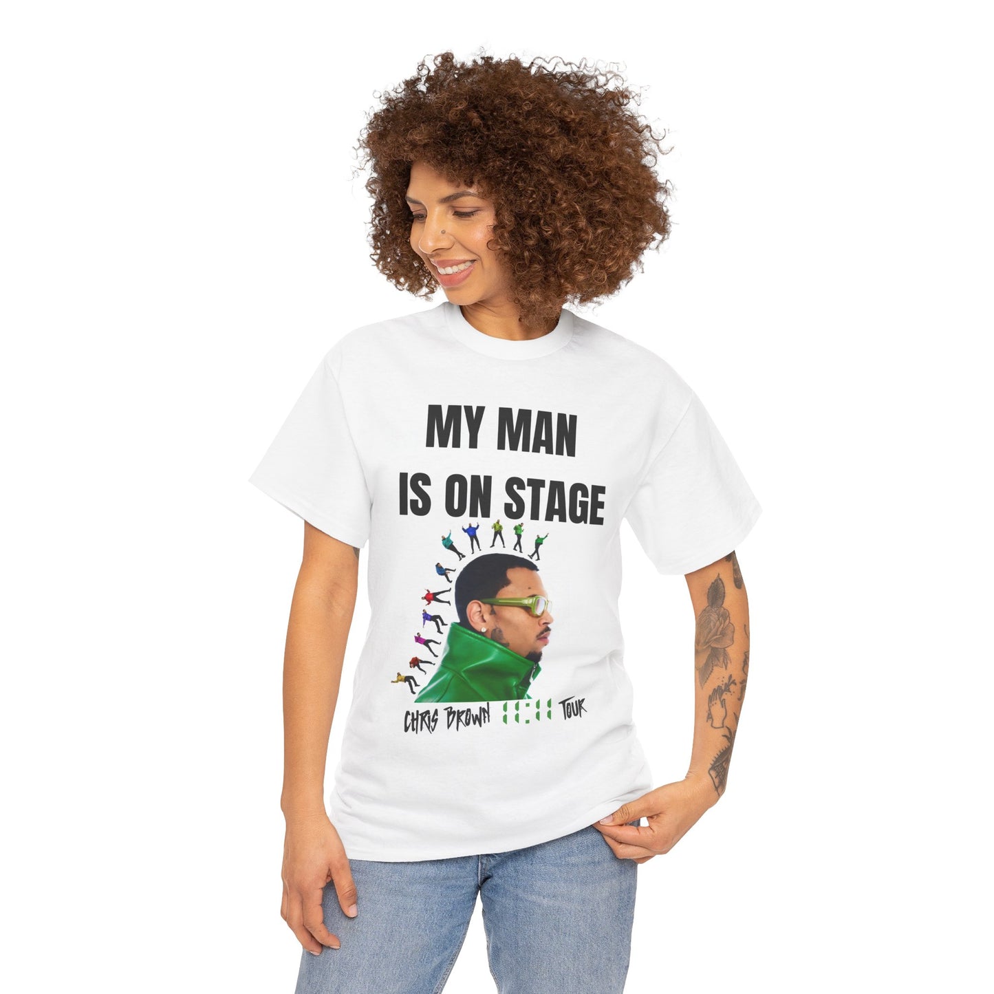 Chris Brown 11:11 Tour T-Shirt | Unisex Heavy Cotton Tee