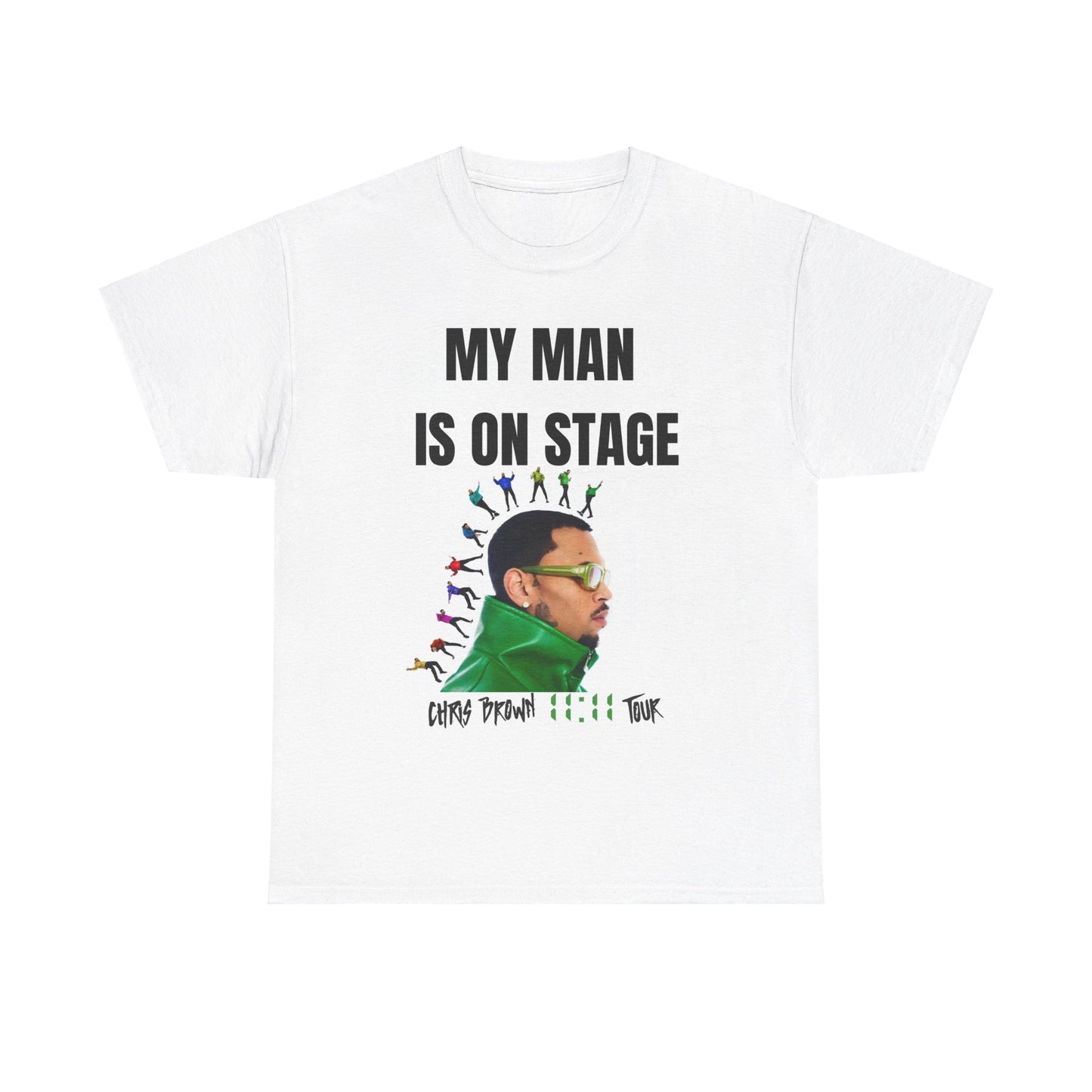 Chris Brown 11:11 Tour T-Shirt | Unisex Heavy Cotton Tee