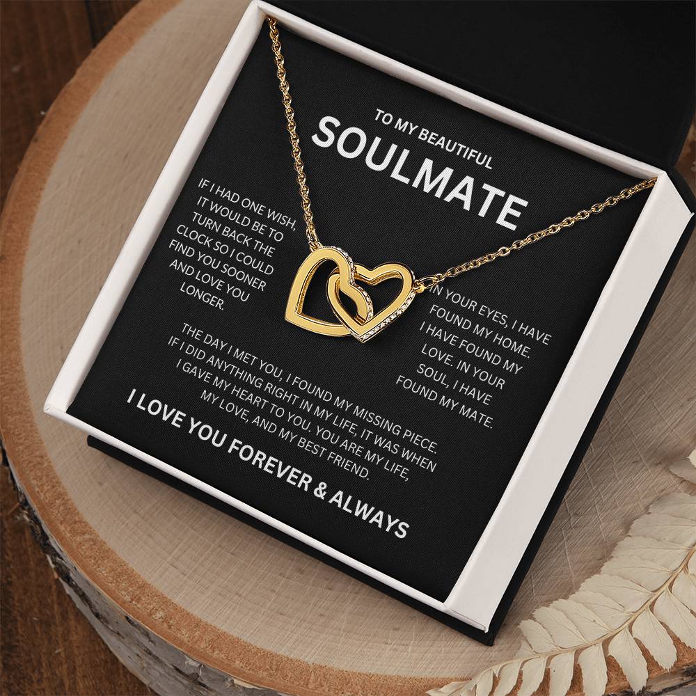 Soulmate - Interlocking Hearts Necklace