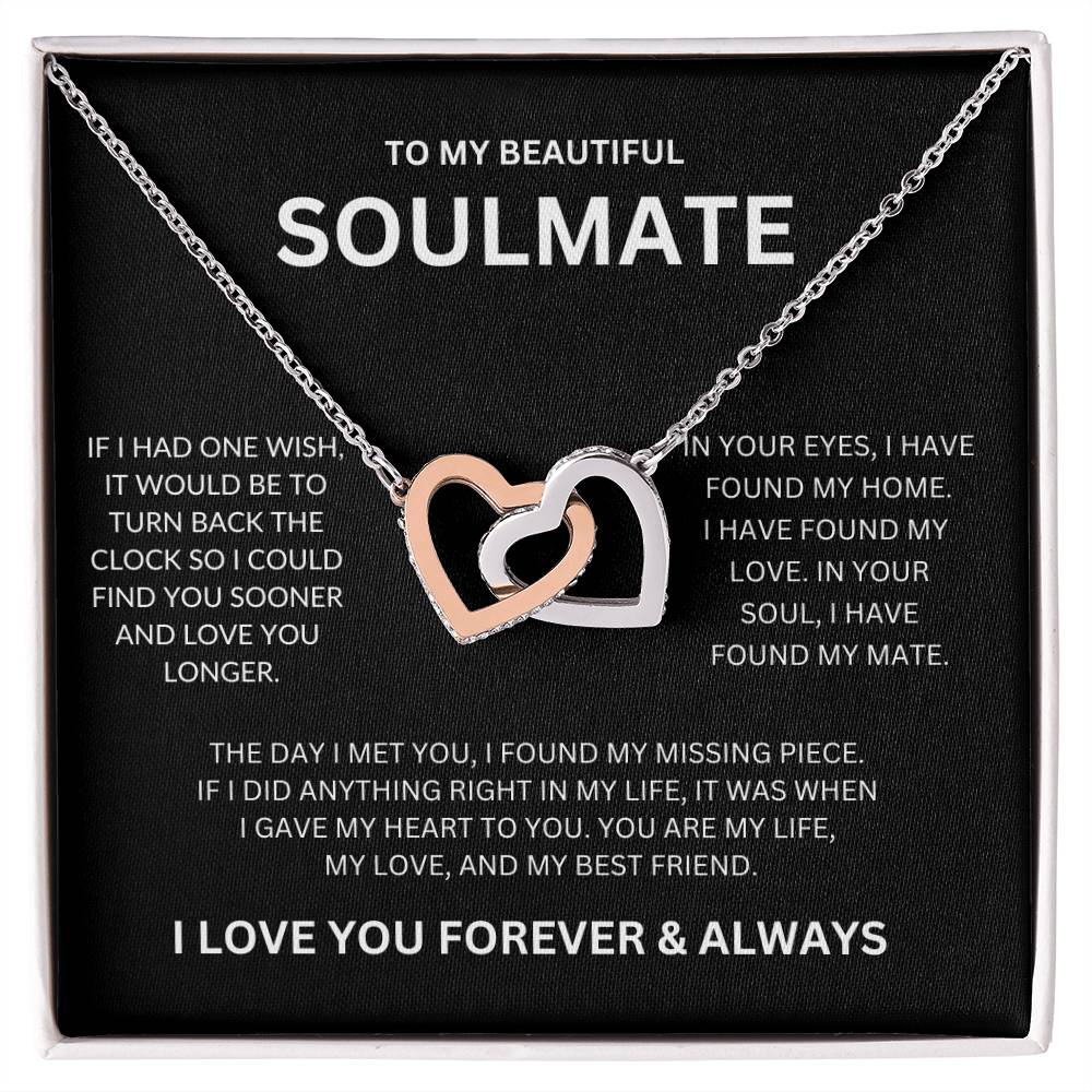 Soulmate - Interlocking Hearts Necklace