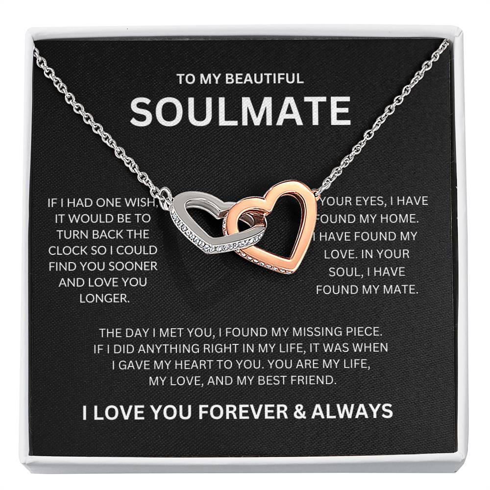 Soulmate - Interlocking Hearts Necklace