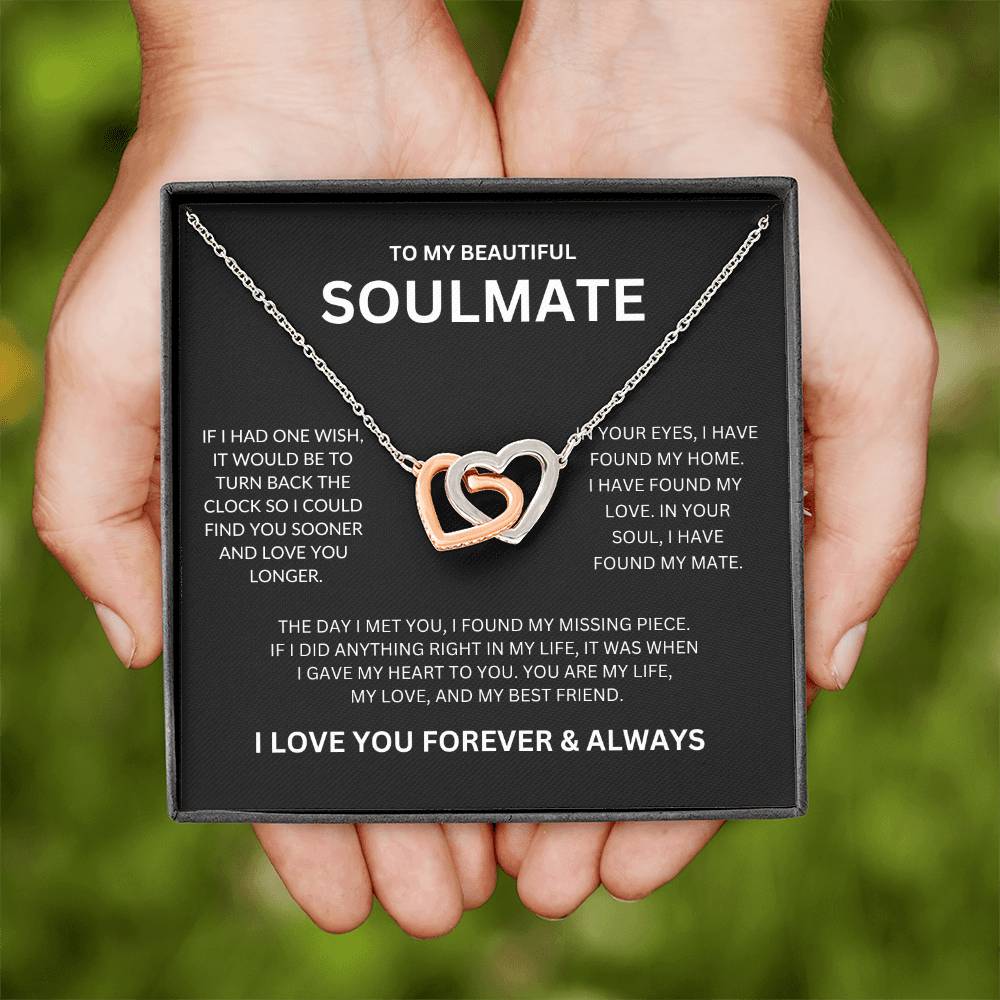 Soulmate - Interlocking Hearts Necklace