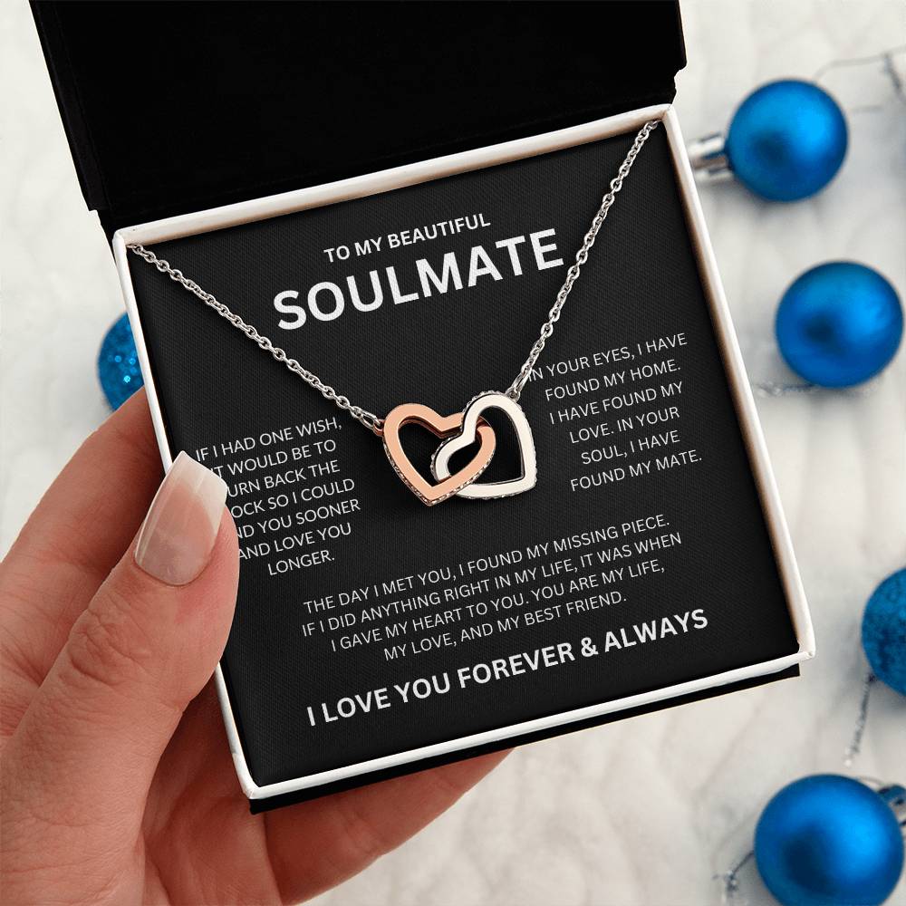 Soulmate - Interlocking Hearts Necklace