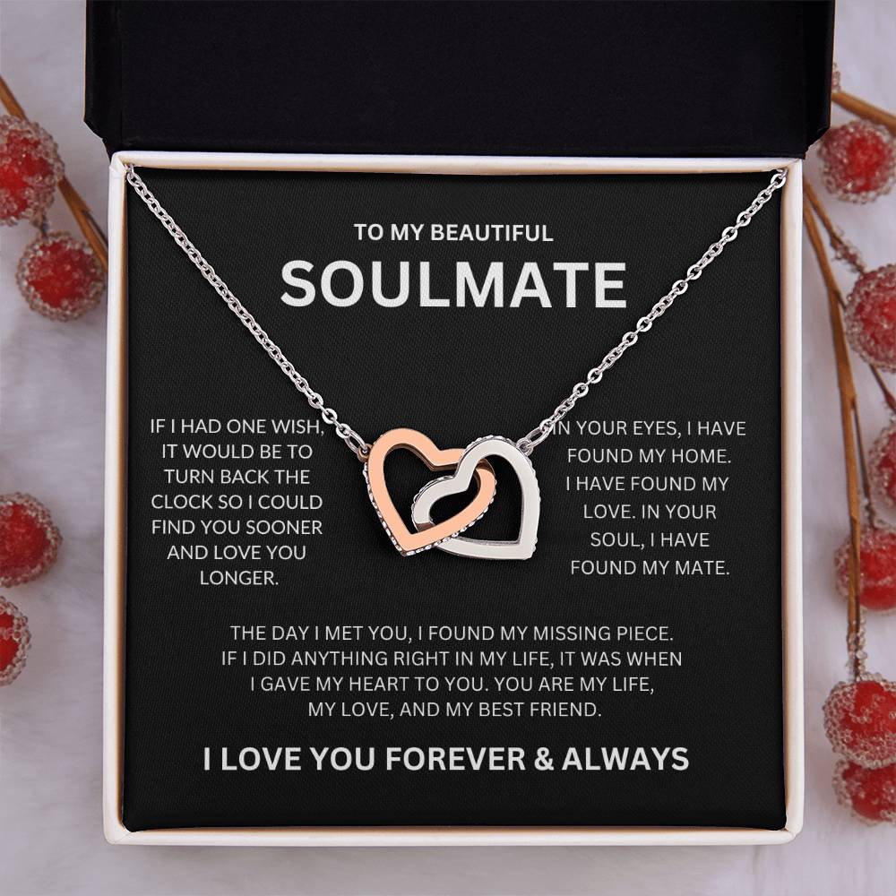 Soulmate - Interlocking Hearts Necklace