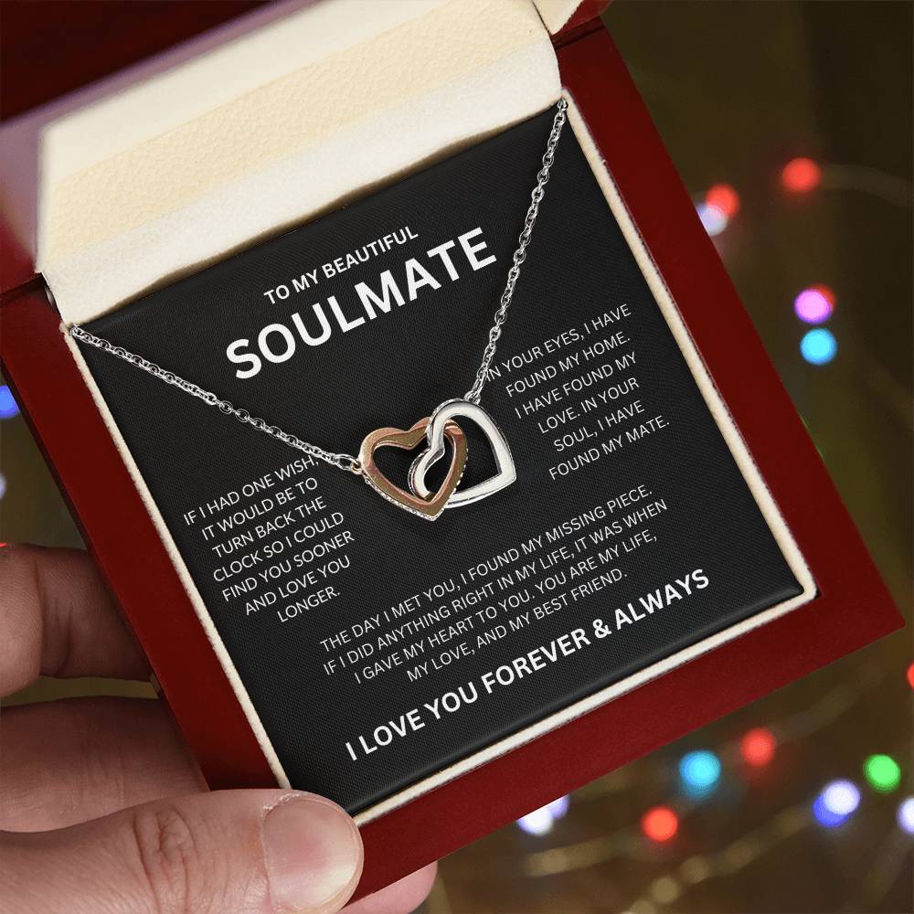 Soulmate - Interlocking Hearts Necklace